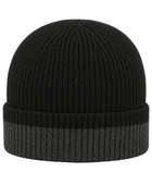 Work Beanie – Low MOQ B2B Two-Tone Winter Uniform Hat in Black & Charcoal