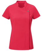 Ladies Blossom Short Sleeve Tunic Strawberry Red | B2B Low MOQ Custom Workwear Manufacturer
