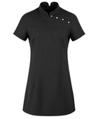 Beauty & Spa Ladies Mika Short Sleeve Tunic - Black | B2B Low MOQ Custom Workwear Manufacturer
