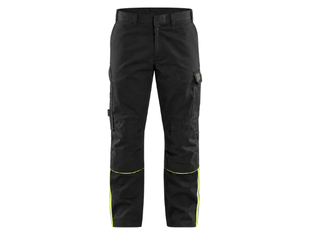 Welding Trousers Black B2B Low MOQ Industrial Workwear Manufacturer front design preview