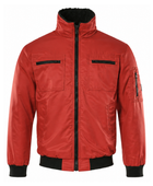 Bomber Pilot Jacket Red/Black B2B Low MOQ Workwear Jacket