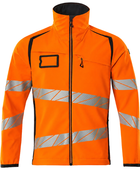 B2B Softshell Jacket Workwear Orange Workwear Jacket Low MOQ