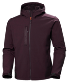 B2B Hooded Softshell Jacket Burgundy Workwear Jacket Low MOQ