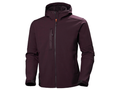 B2B Hooded Softshell Jacket Burgundy Workwear Jacket Low MOQ
