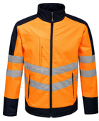 Soft Shell Jacket Orange/Grey B2B Low MOQ Waterproof Workwear Jacket