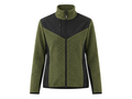 B2B Women's Softshell Knitted Jacket Olive/Black Workwear Low MOQ