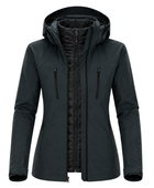 Custom Women's Bomber Jacket Workwear Charcoal Black B2B  Jacket