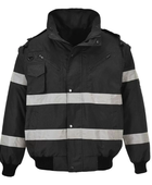 Custom Bomber Jacket Black/Grey B2B Bulk Jacket Manufacturer