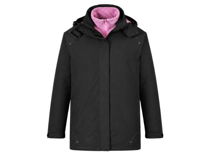 B2B Women's Jacket Black Workwear Jacket Low MOQ front design preview
