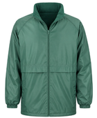 Workwear Fleece Lined Jacket Green Bulk WaterProof Jacket Low MOQ