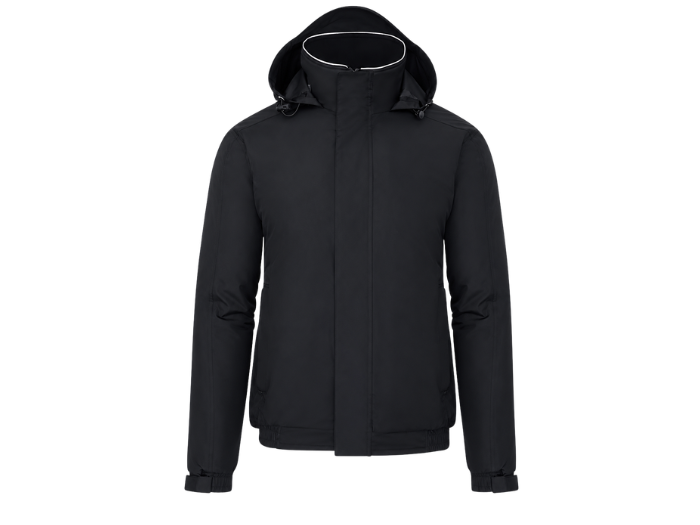 Custom Bomber Jacket Workwear Black B2B Workwear Jacket Low MOQ front design preview