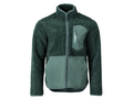 B2B Workwear Pile Jacket With Zipper Green Jacket Low MOQ