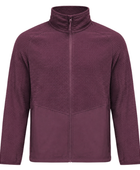 B2B Workwear Jumper With Zip Burgundy Fleece Workwear Low MOQ