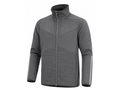 Custom Workwear Fleece Jumper With Zipper Grey Low MOQ