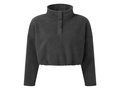 Workwear Women's Cropped Fleece Charcoal  B2B Custom Workwear