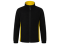 Workwear Full Zip Fleece Jacket Black/Yellow Custom Manufacturer