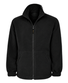 B2B Workwear Full Zip Micro Fleece Jacket Black Workwear Low MOQ