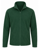 B2B Workwear Fleece Jacket Green Custom Workwear Low MOQ