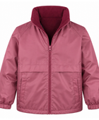 B2B Workwear Lined Jacket Burgund Low MOQ