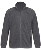 B2B Workwear Full Zip Fleece Pullover Grey Low MOQ Custom Workwear Manufacturer