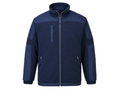 B2B Hooded Softshell Workwear Jacket Navy Low MOQ Custom Workwear