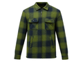 B2B Check Workwear Shirt Jacket Olive/Navy Custom Workwear Low MOQ