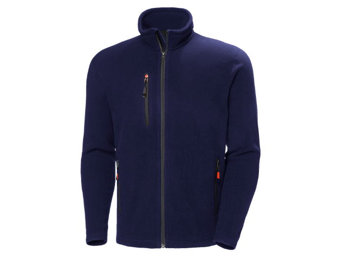 Navy Full Zip Workwear Jacket Wholesale B2B Custom Uniform Supplier front design preview