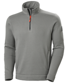 Custom Grey Half Zip Fleece Pullover Low MOQ Workwear Supplier