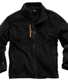Custom Black Fleece Workwear Jacket Low MOQ Bulk Uniform Supplier