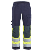 B2B Women’s Electrician Workwear Trouser Navy/Yellow Low MOQ
