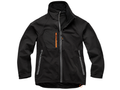 B2B Workwear Softshell Jacket Black Electrician Low MOQ