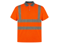 Wholesale Haulage Polo Shirt Orange Low MOQ Workwear