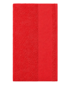 B2B Hairdressing Cotton Hand Towel Red Low MOQ Custom Salon Workwear