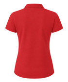Custom Red Women’s Salon Polo Shirt Low MOQ Workwear