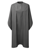 B2B Hairdressing Waterproof Salon Gown Dark Grey Custom Salon Workwear