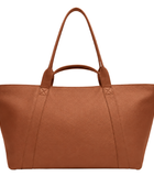 Saddle Brown Work and Travel Tote Bag with Dual Handles B2B Low MOQ