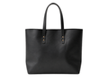 Classic Black Leather Tote Bag B2B Low MOQ Custom Leather Bag