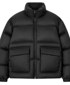 Down-Filled Puffer Jacket – Black | B2B Low MOQ