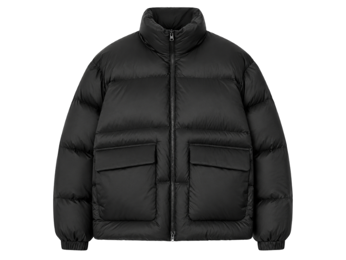 Down-Filled Puffer Jacket – Black | B2B Low MOQ