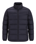 Horizontal-Quilted Duck Down Puffer Jacket – Dark Charcoal | B2B Low MOQ