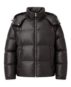Hooded Duck Down Puffer Jacket – Black | B2B Low MOQ