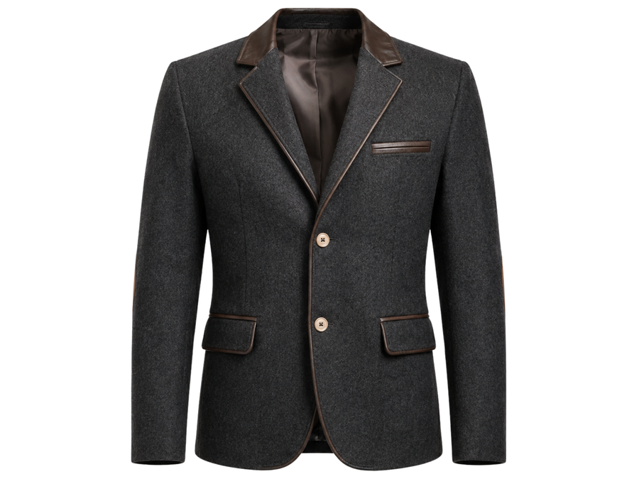 Men’s Charcoal Grey Hunting Coat B2B Low MOQ Hunting Manufacturer