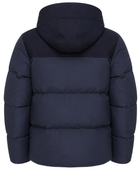Hooded Chest-Pocket Goose Down Puffer Jacket – Dark Navy Blue | B2B Low MOQ