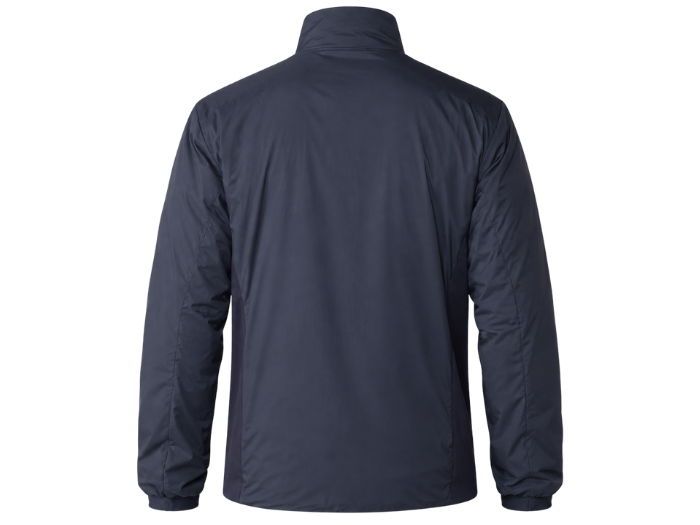 B2B Stand-Collar Eider Down Puffer Jacket Winter Navy Blue