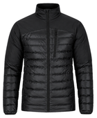 Men’s Panelled Stand-Collar Goose Down Jacket – Black | B2B Low MOQ