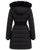 Women’s Hooded Mid-Length Eider Down Puffer Coat B2B Winter Manufacturer