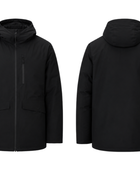 Men’s Black Hooded Parka Jacket B2B Low MOQ Outerwear Manufacturer
