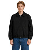 Custom Men’s Black Zip-Front Casual Denim Jacket B2B