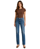 Straight Leg Denim Pants Mid Blue Wash | B2B Low MOQ