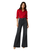 Wide Leg Denim Pants Charcoal Grey | B2B Low MOQ